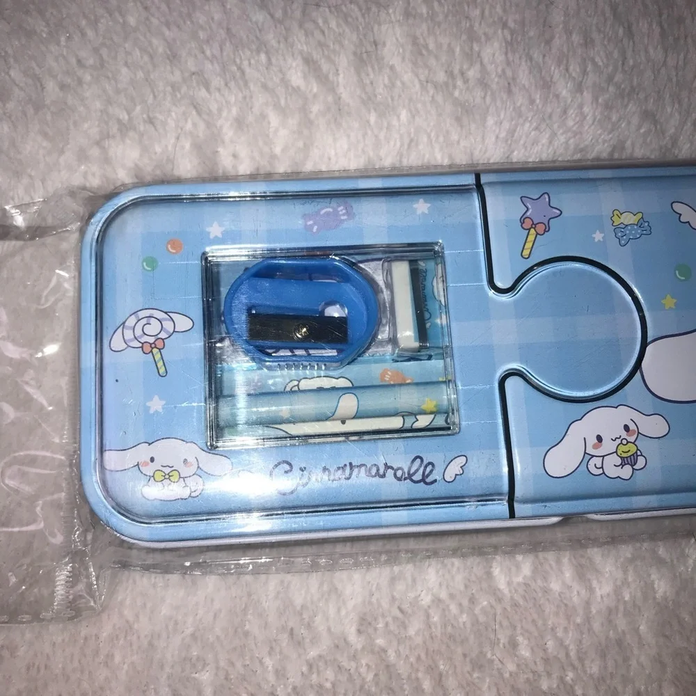 Sanrio character Cinnamoroll Tin Pencil Case New